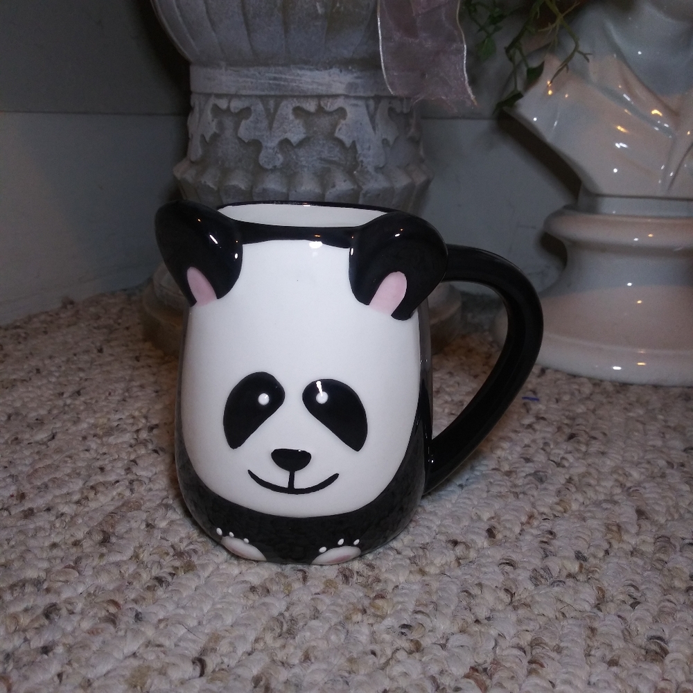 Tag Hand Painted 16 oz.Panda Bear Mug